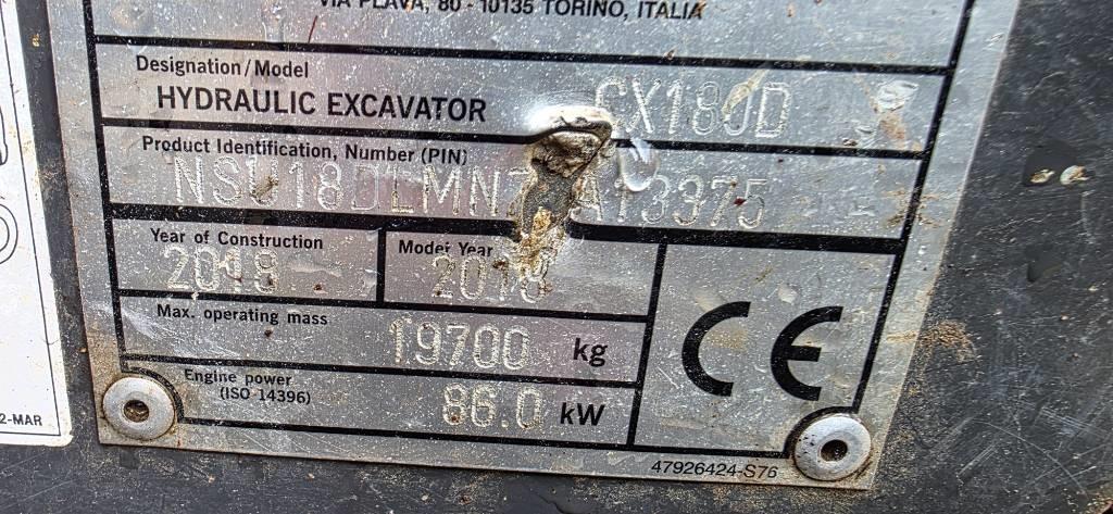 CASE CX180D Telakaivukoneet