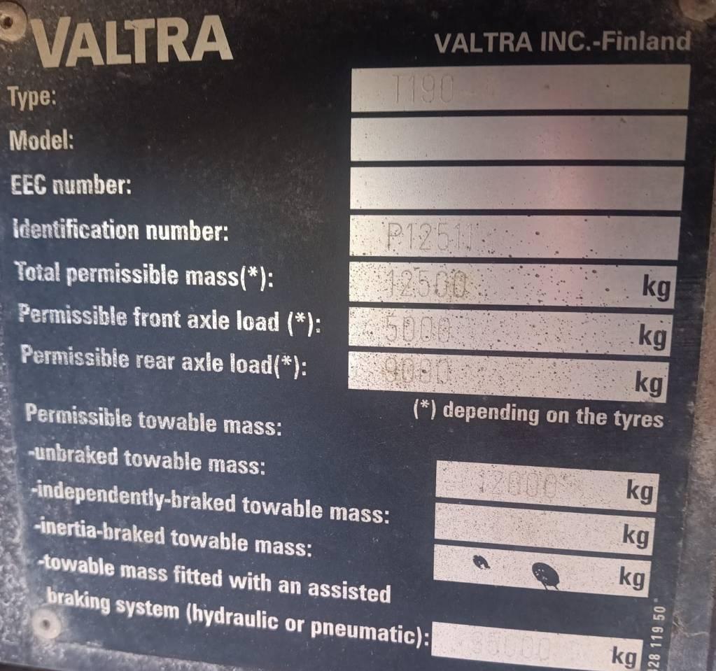 Valtra T190 Traktorit