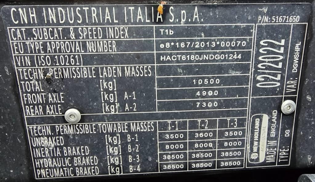 New Holland T 6.180 Traktorit