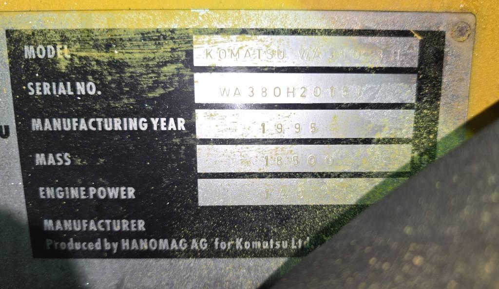 Komatsu WA 380-3H Pyöräkuormaajat