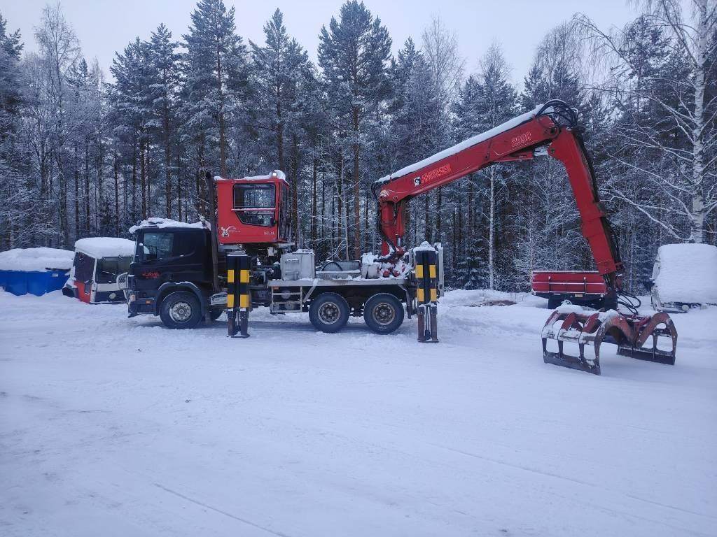 Scania P 114 Lastausauto Nosturiautot