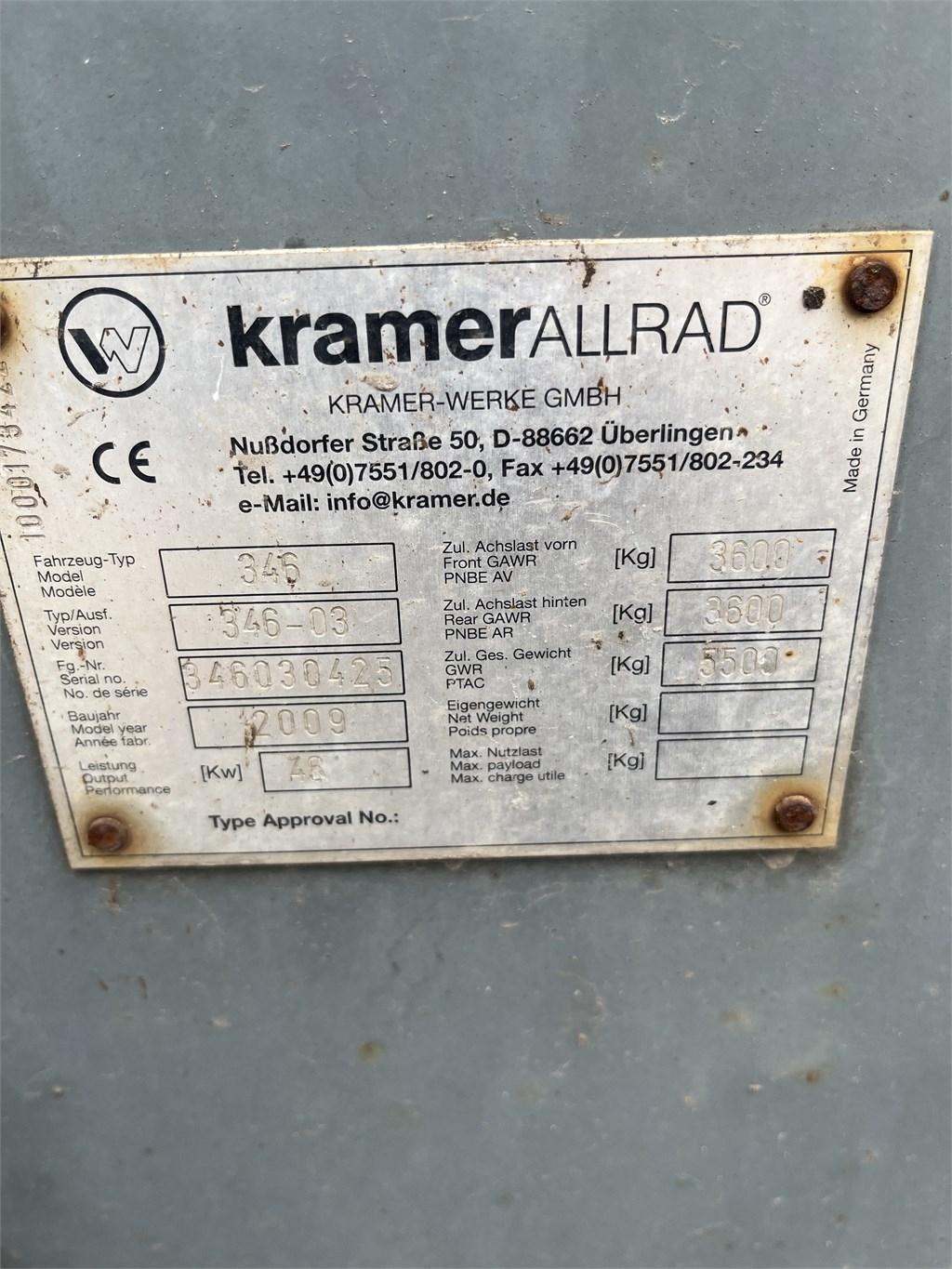 Kramer allrad 346 Pienkuormaajat