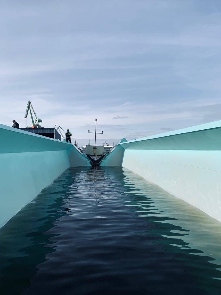  NOP Split Hopper Barge Veneet, proomut ja ponttoonit