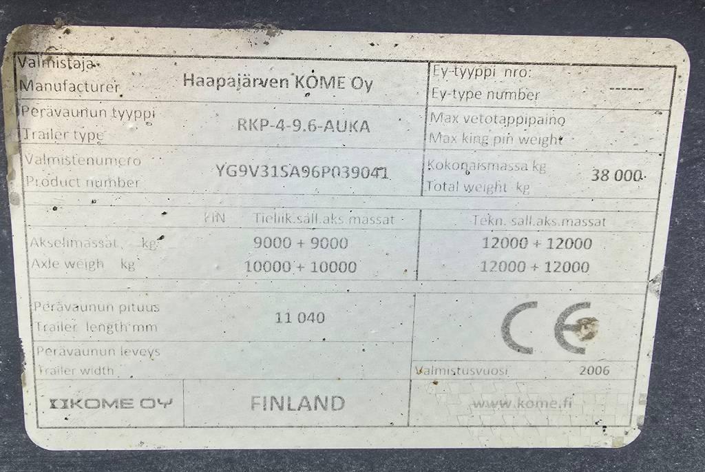 Kome Automaattikasetti RKP Sora- ja kippiperävaunut