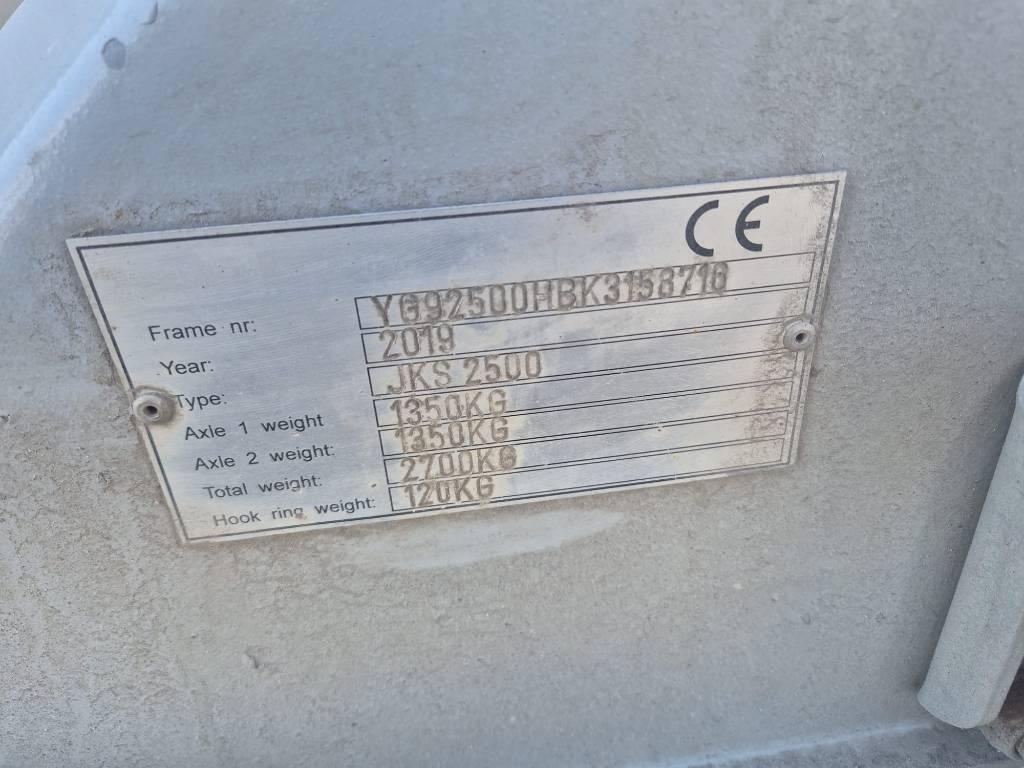  JKS 2500 kaapelivaunu Kevyet peräkärryt