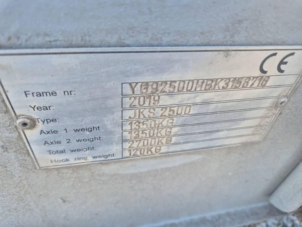  JKS 2500 kaapelivaunu Kevyet peräkärryt
