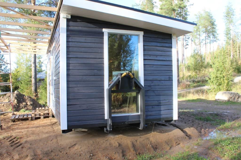  Hirsinen taukohuone / mökki Koukku / vaijeritartun Vaihtolavat