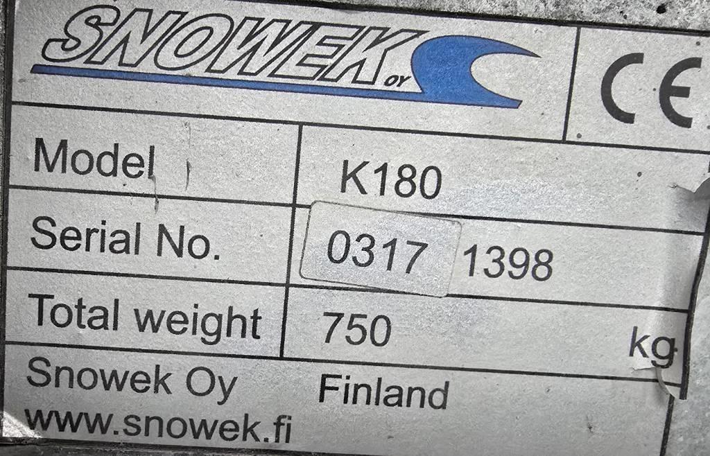 Snowek K180 Muut tie- ja lumikoneet