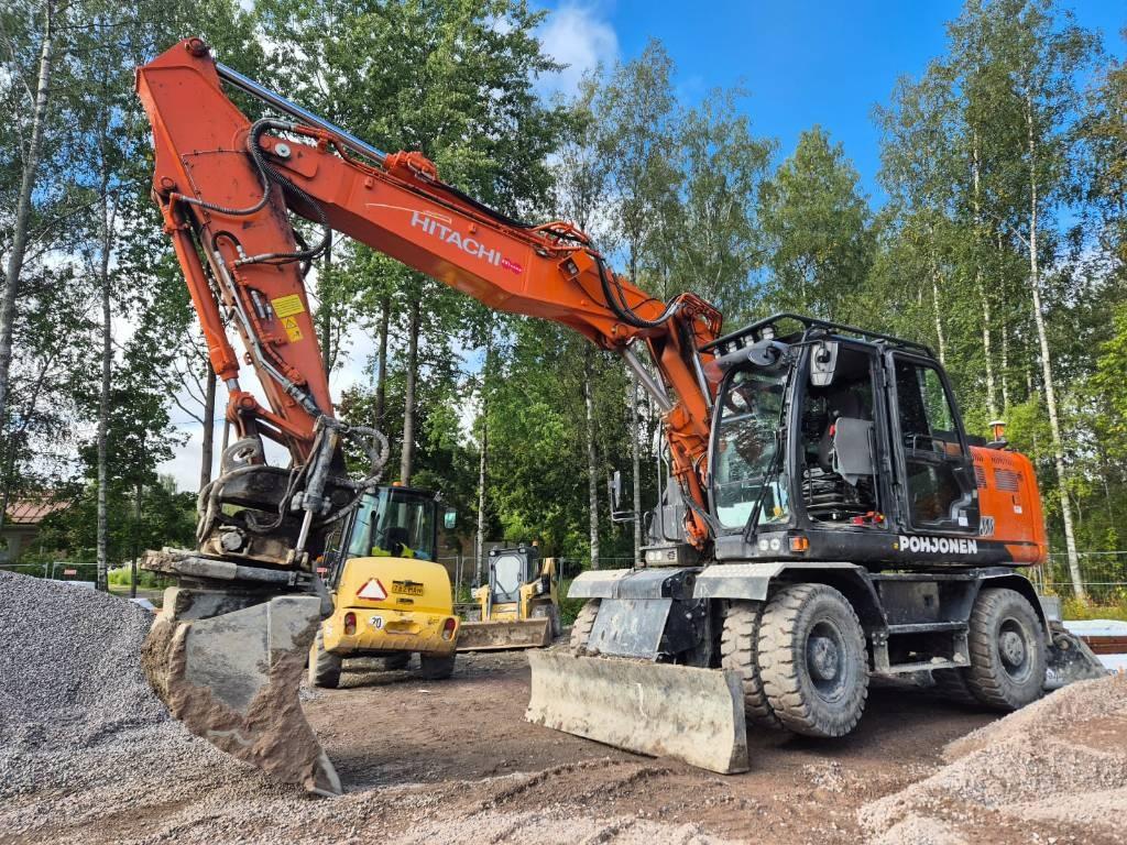 Hitachi ZX 180 W-7 + Novatron 3D Pyöräkaivukoneet